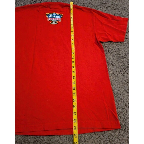 Vintage Y2k TCX University of Georgia Bulldogs 2008 Sugar Bowl Red T-Shirt Men's - Picture 7 of 7